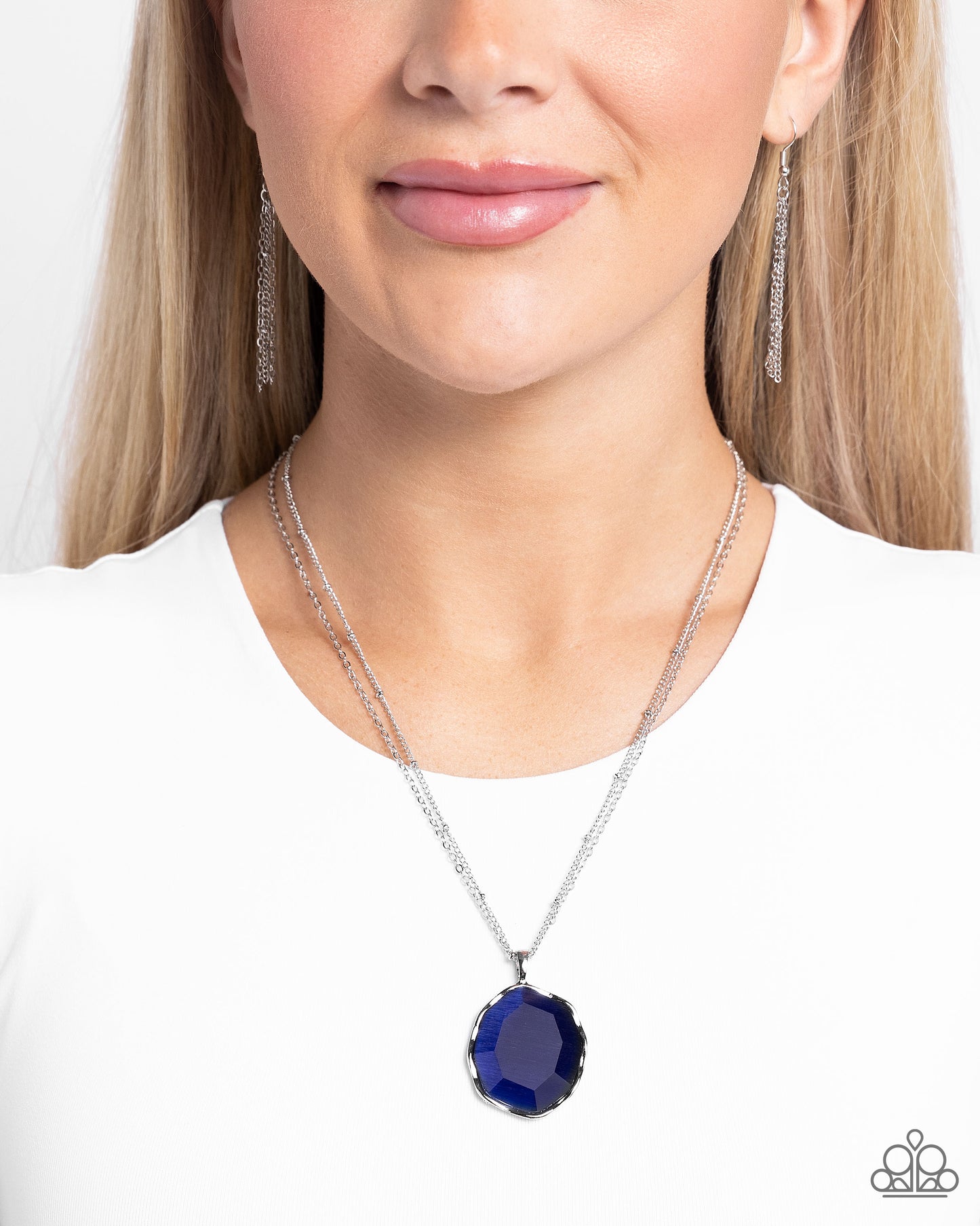 Showstopping Season Blue Necklace - Jewelry by Bretta