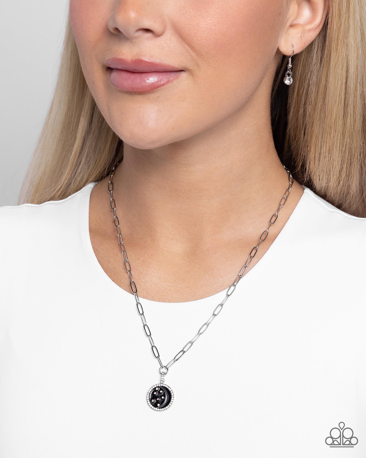 Lunar Liaison Black Necklace - Jewelry by Bretta