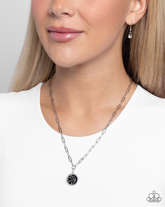 Lunar Liaison Black Necklace - Jewelry by Bretta