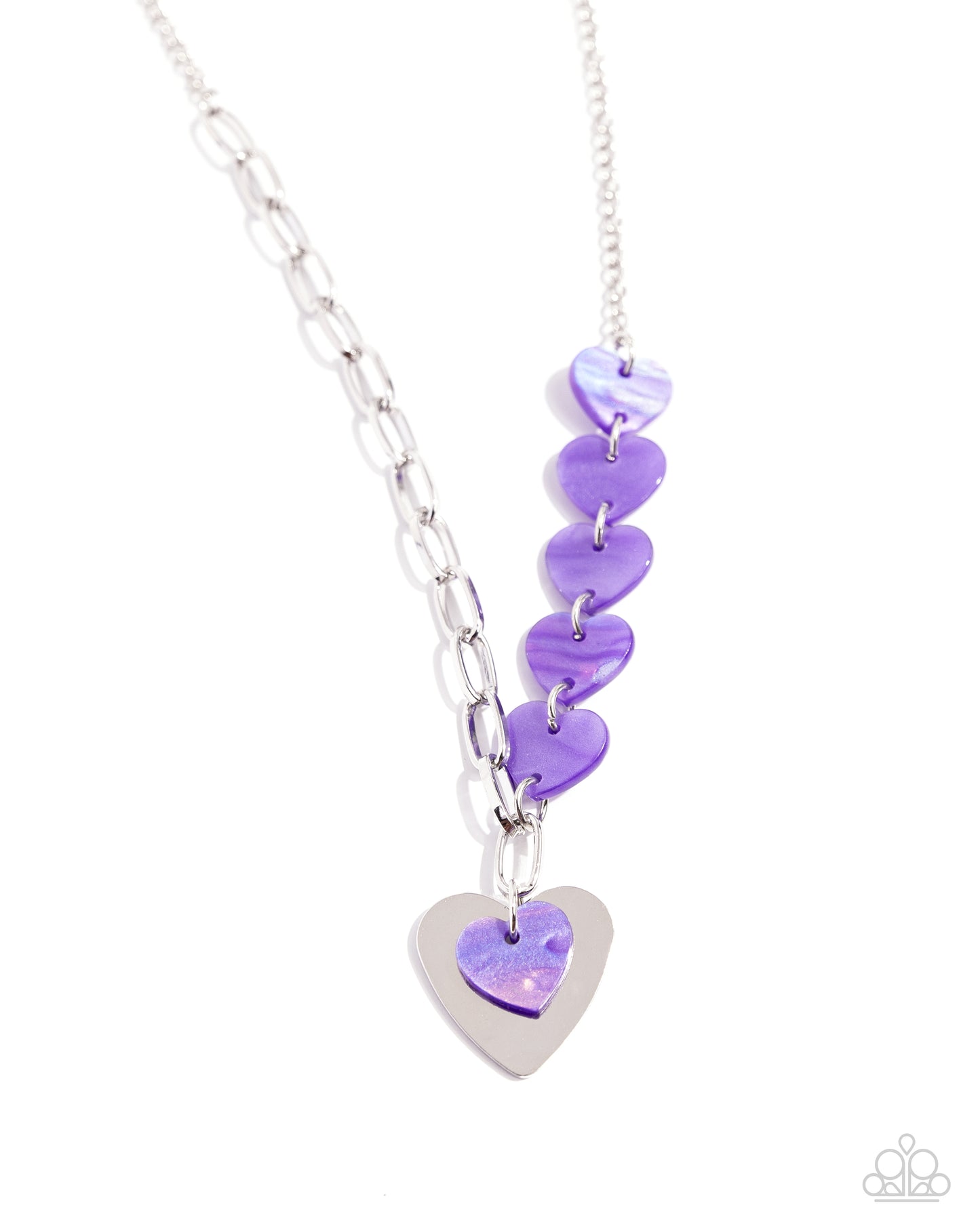 HEART Of The Movement Purple Necklace - Jewelry by Bretta