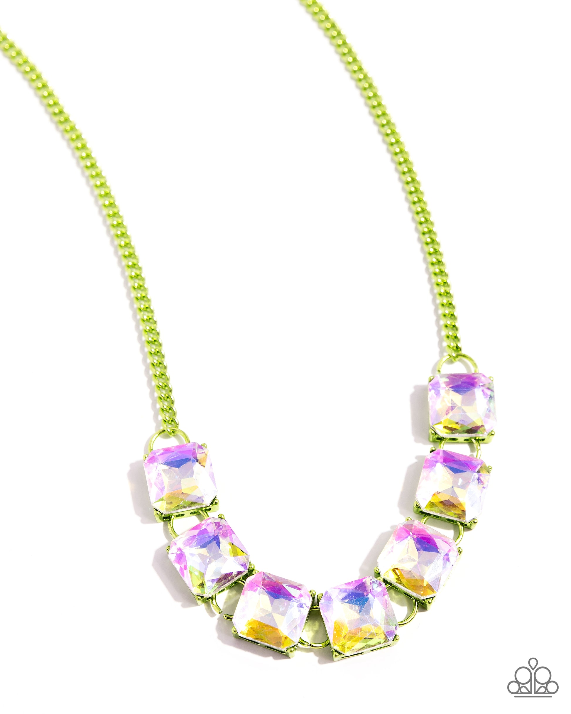 I SQUARE to Secrecy Green Necklace - Jewelry by Bretta