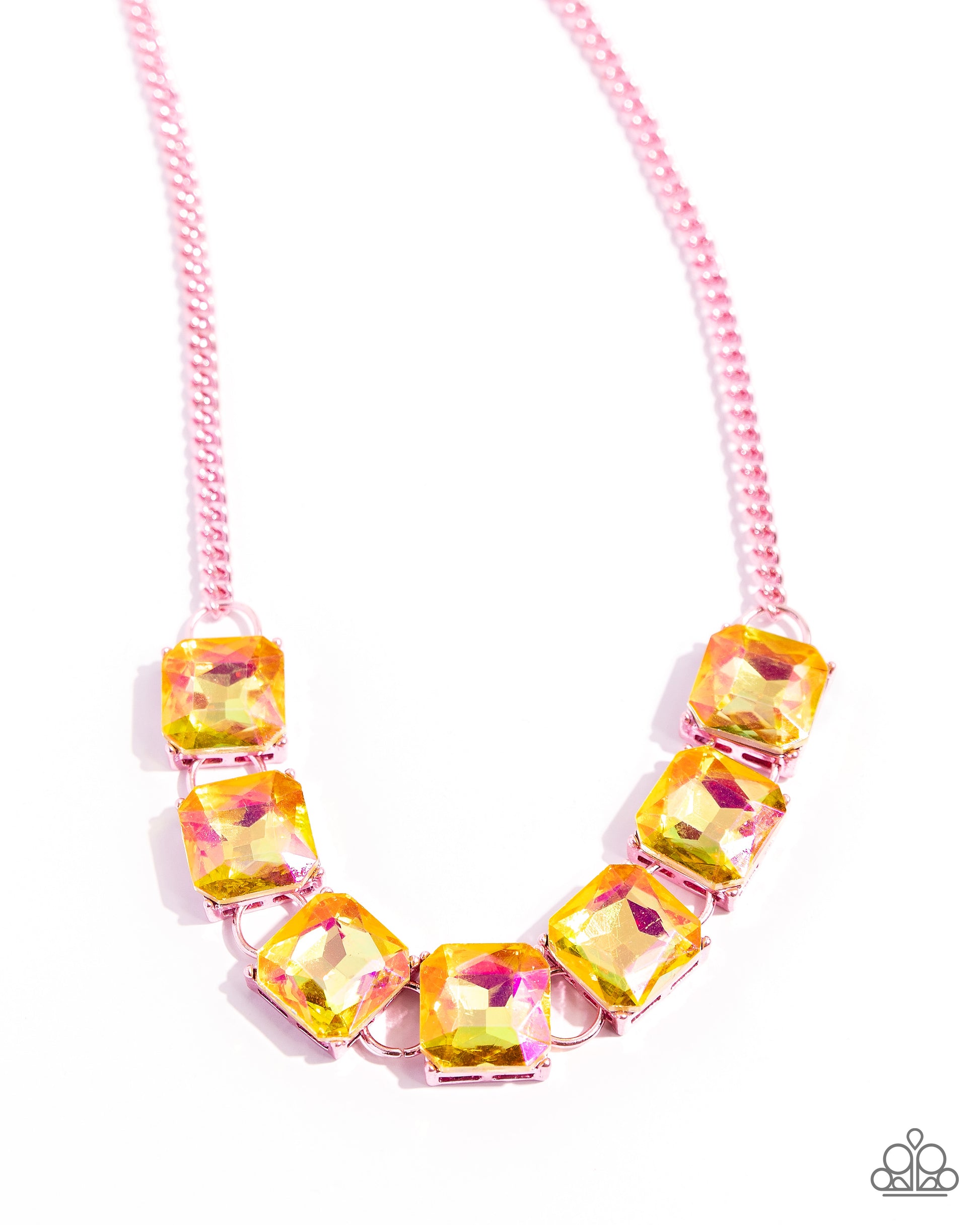 I SQUARE to Secrecy Pink Necklace - Jewelry by Bretta