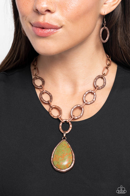 Tangible Tranquility Copper Necklace - Jewelry by Bretta