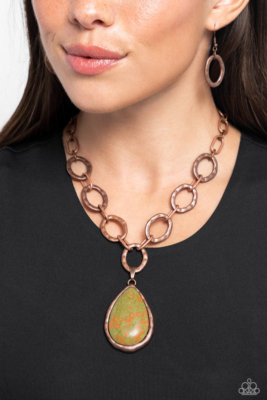 Tangible Tranquility Copper Necklace - Jewelry by Bretta