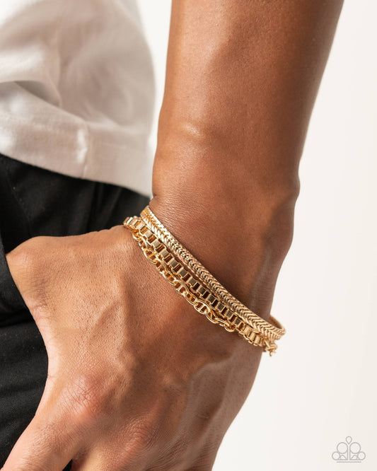 Chain Cabaret Gold Bracelet - Jewelry by Bretta