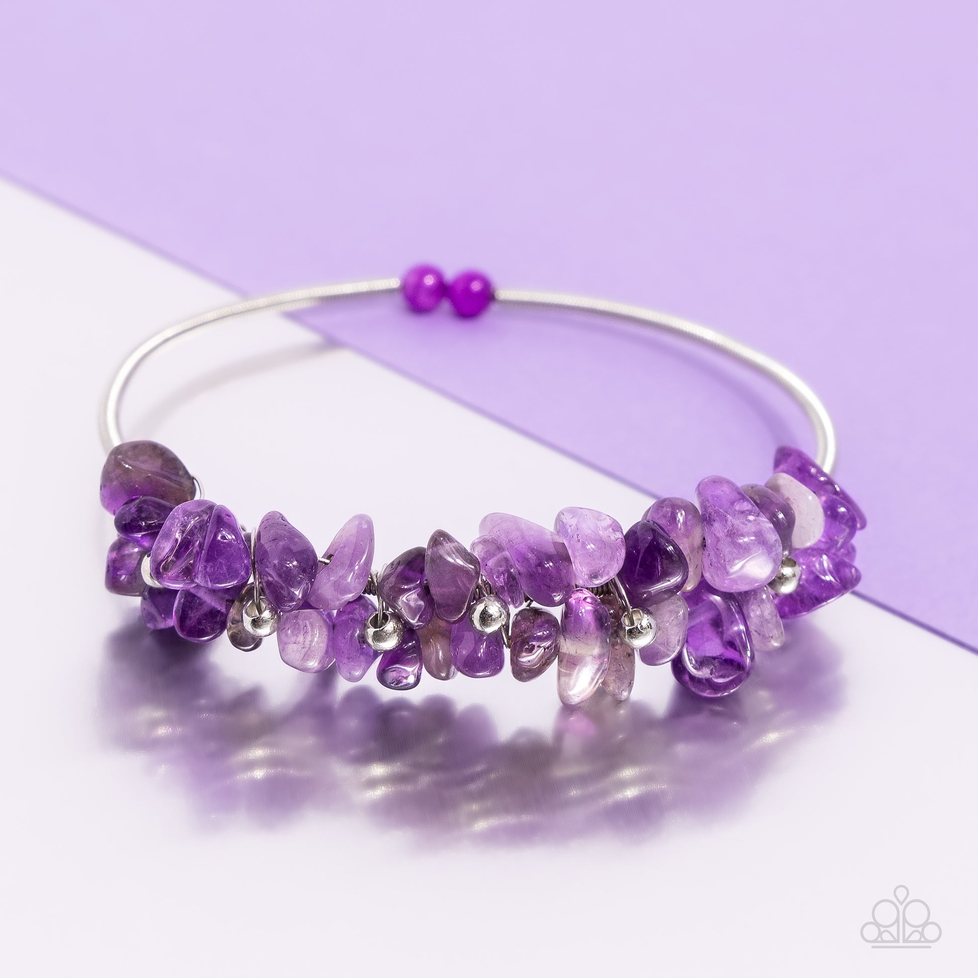 Dainty Deconstruction Purple Bracelet  - Jewelry by Bretta