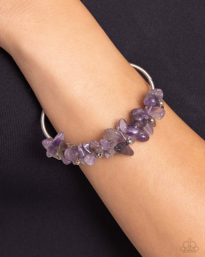 Dainty Deconstruction Purple Bracelet  - Jewelry by Bretta