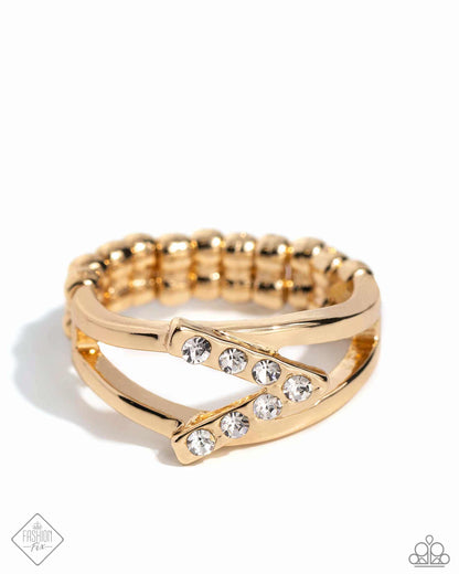 Linear Law Gold Ring - Jewelry by Bretta