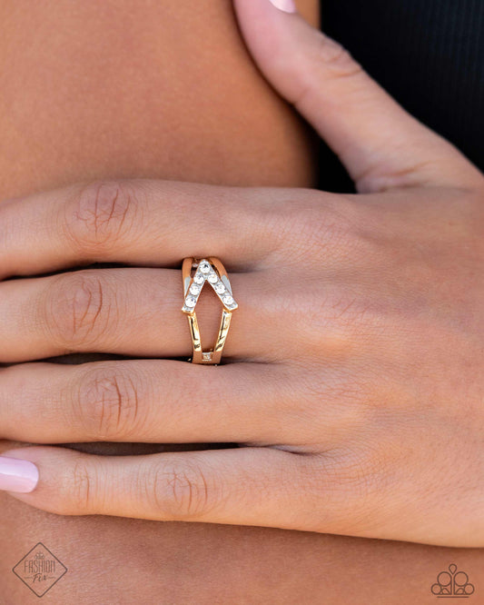 Linear Law Gold Ring - Jewelry by Bretta