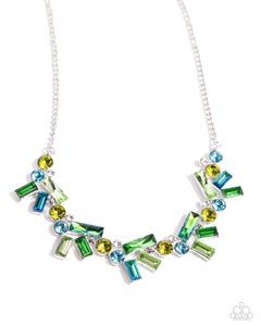 Serene Statement Green Necklace - Jewelry by Bretta