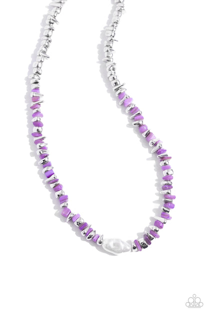 Seasonal Socialite Purple Necklace - Jewelry by Bretta