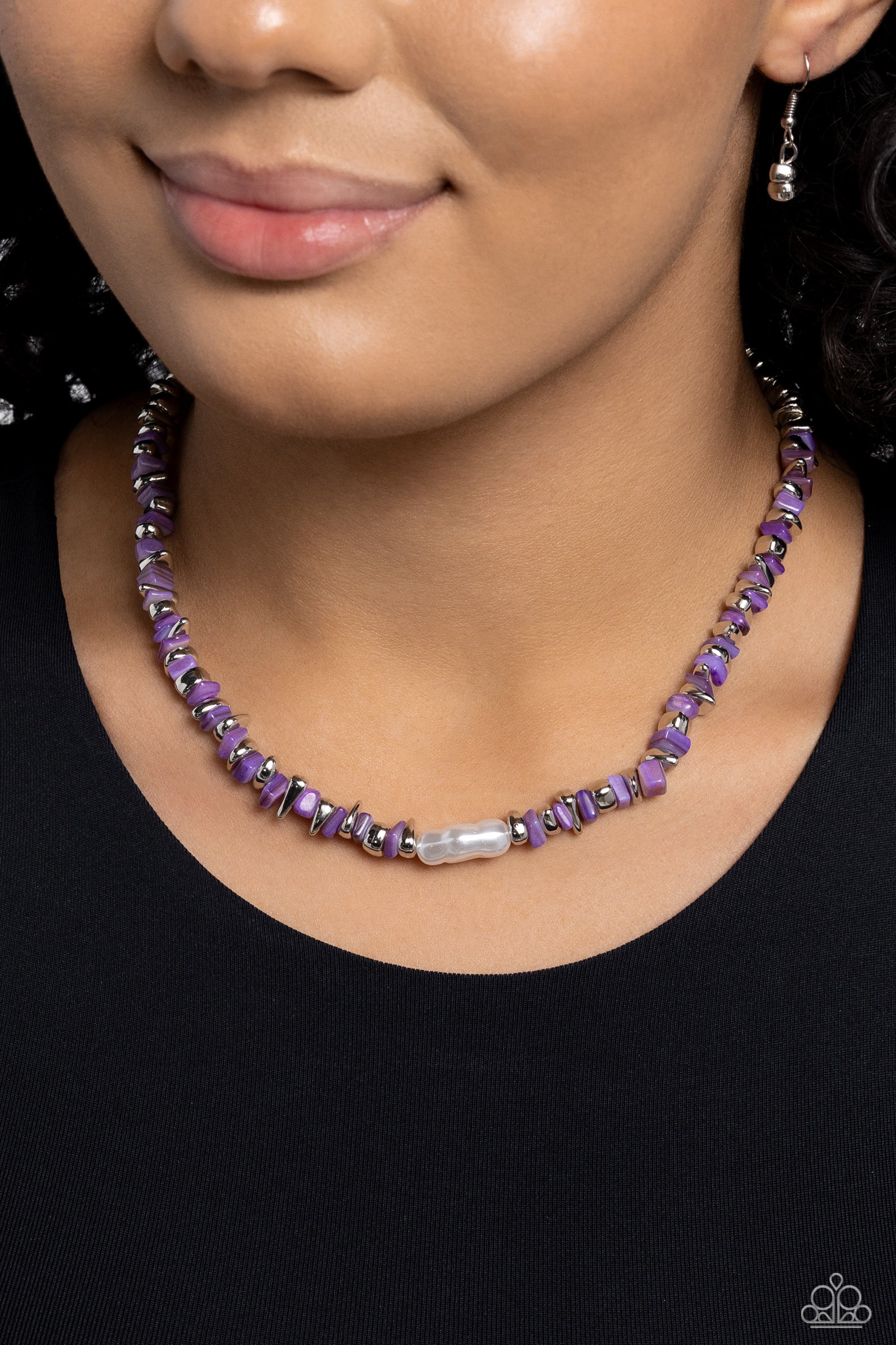 Seasonal Socialite Purple Necklace - Jewelry by Bretta
