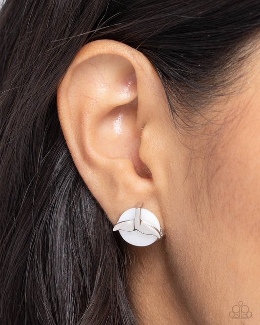 Mermaidcore White Mermaid Tale Earrings - Jewelry by Bretta