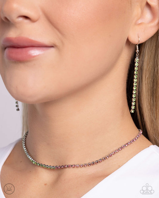 Dedicated Duo Green Necklace - Jewelry by Bretta