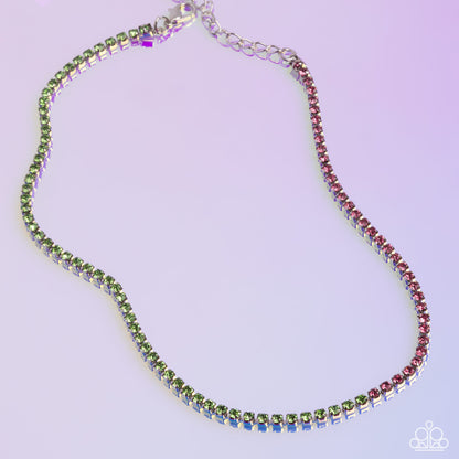 Dedicated Duo Green Necklace - Jewelry by Bretta