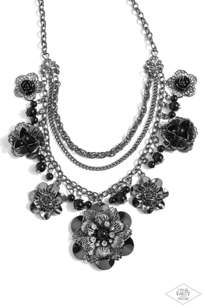 2013 Zi Collection Necklace - Gunmetal Flower