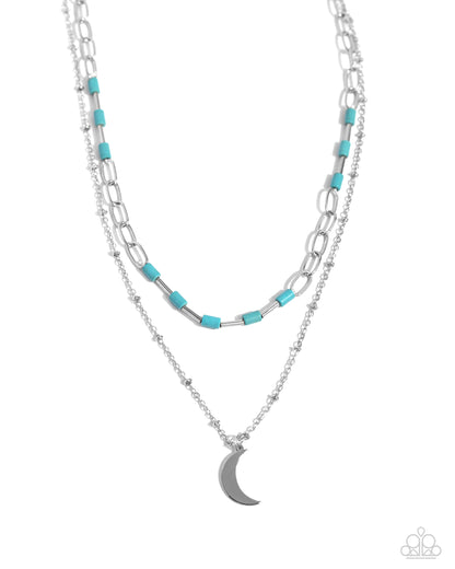Lunar Lucidity Blue Moon Necklace - Jewelry by Bretta
