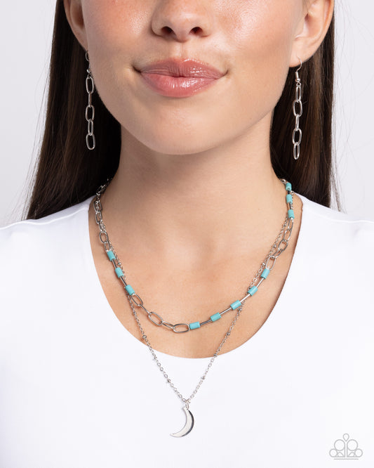 Lunar Lucidity Blue Moon Necklace - Jewelry by Bretta