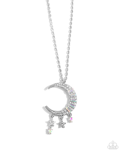 Lunar Landmark White Moon Necklace - Jewelry by Bretta