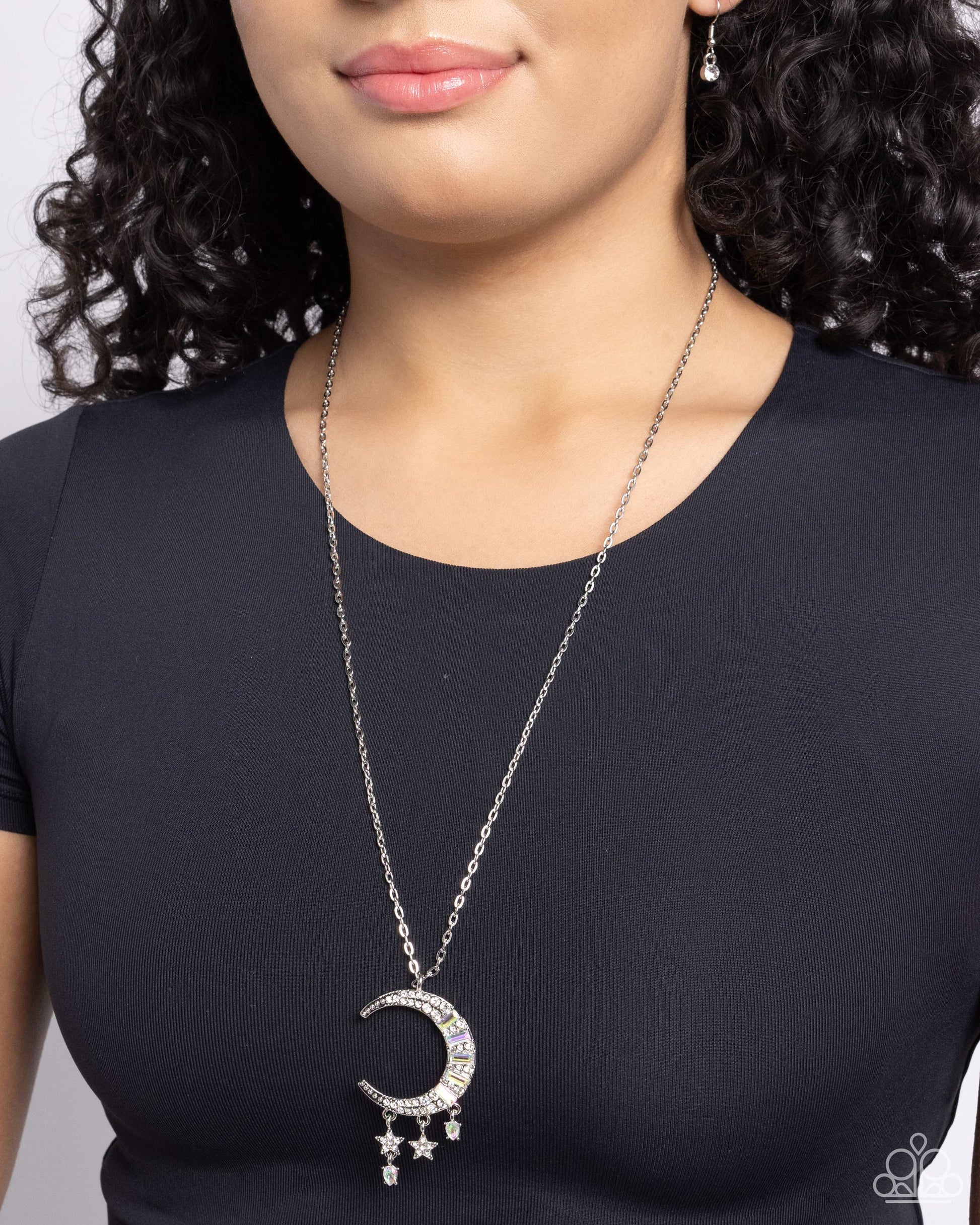 Lunar Landmark White Moon Necklace - Jewelry by Bretta