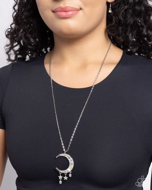 Lunar Landmark White Moon Necklace - Jewelry by Bretta