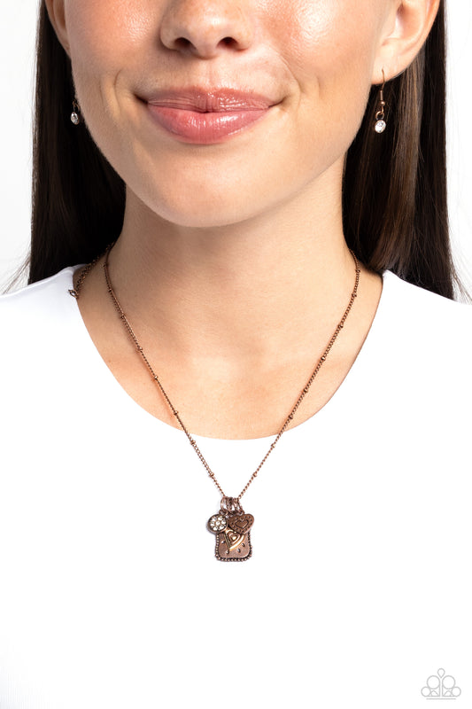 Antiqued Admiration Copper Necklace - Jewelry by Bretta