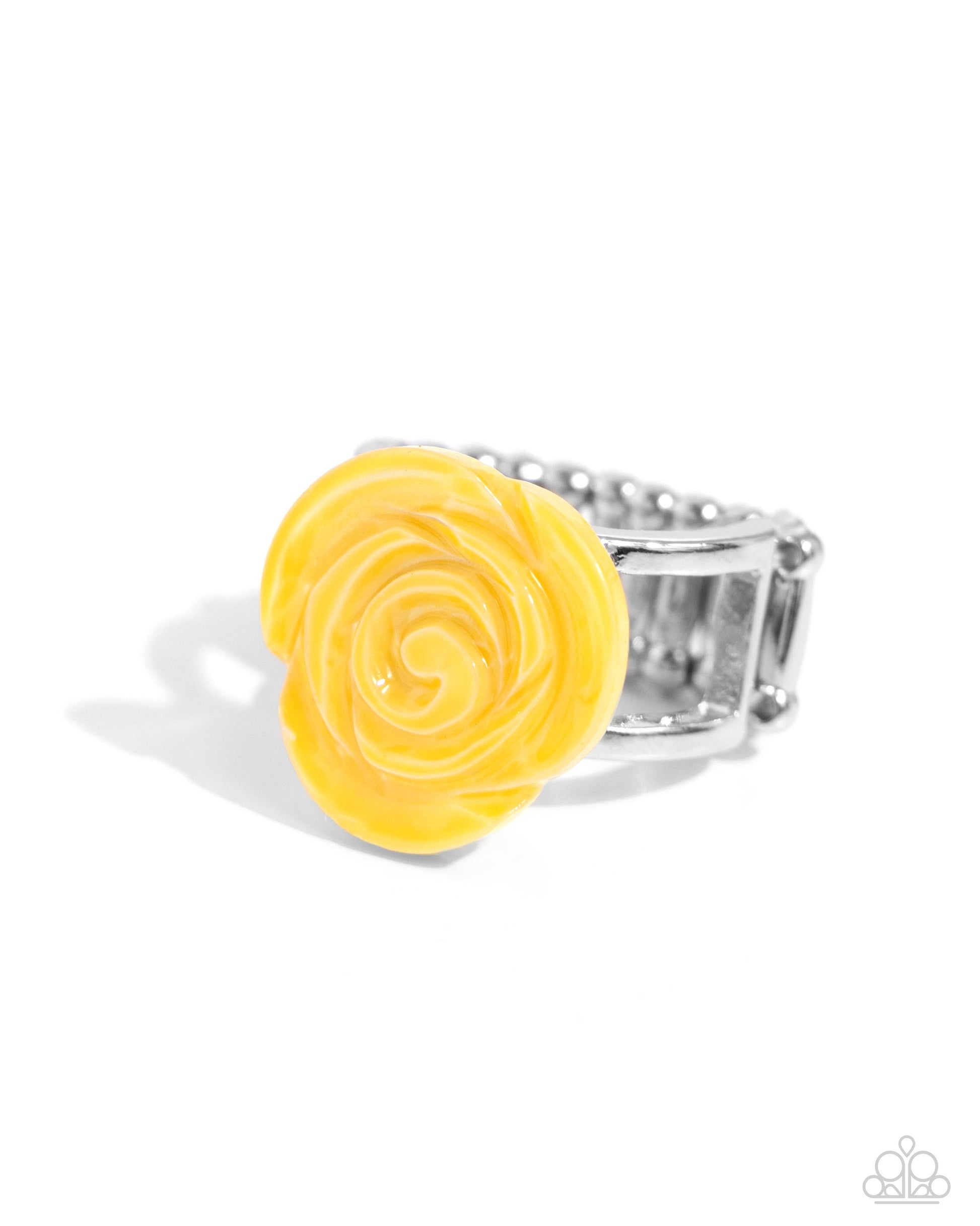 Top-SHELL Shine Yellow Ring - Jewelry by Bretta