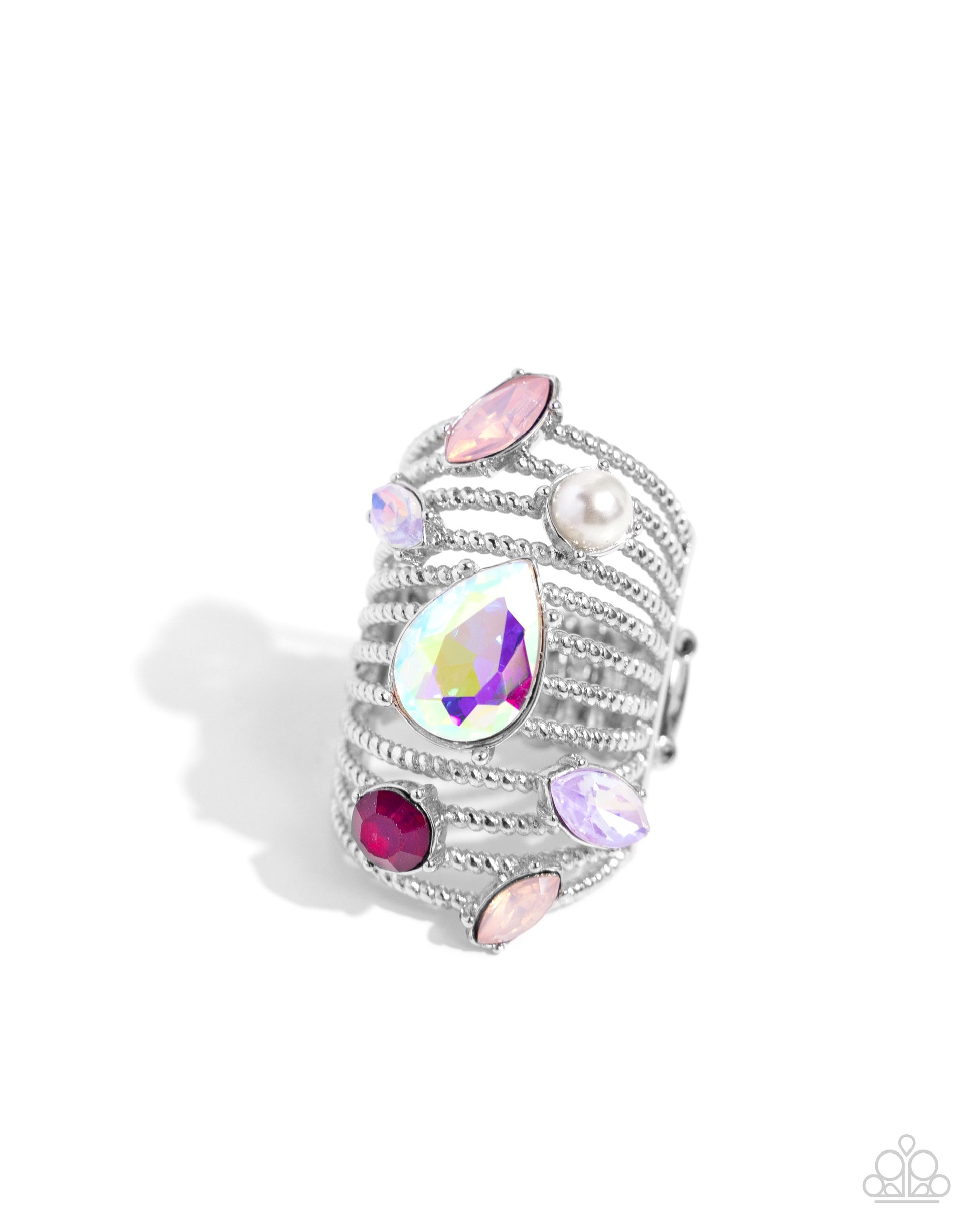 Treasure Tapestry Pink Ring - Jewelry by Bretta