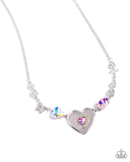 Motivated Medley Orange Heart Necklace - Jewelry by Bretta
