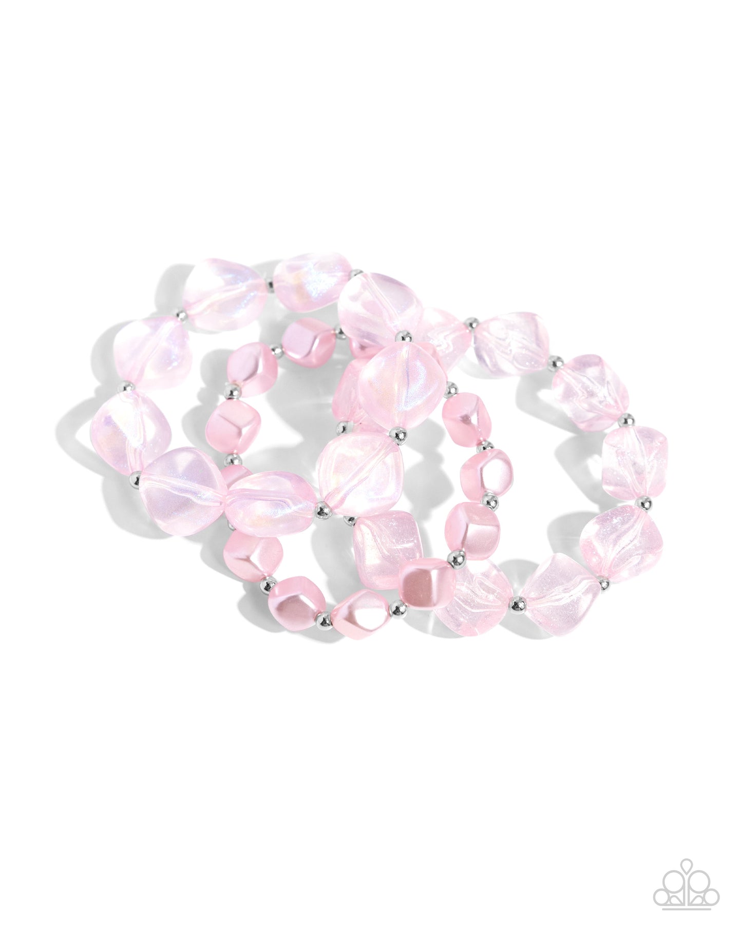Glittery Gala Pink Bracelet  - Jewelry by Bretta