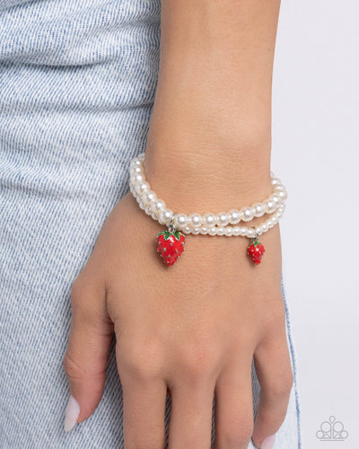 Strawberry Season Red Bracelet - Jewelry by Bretta