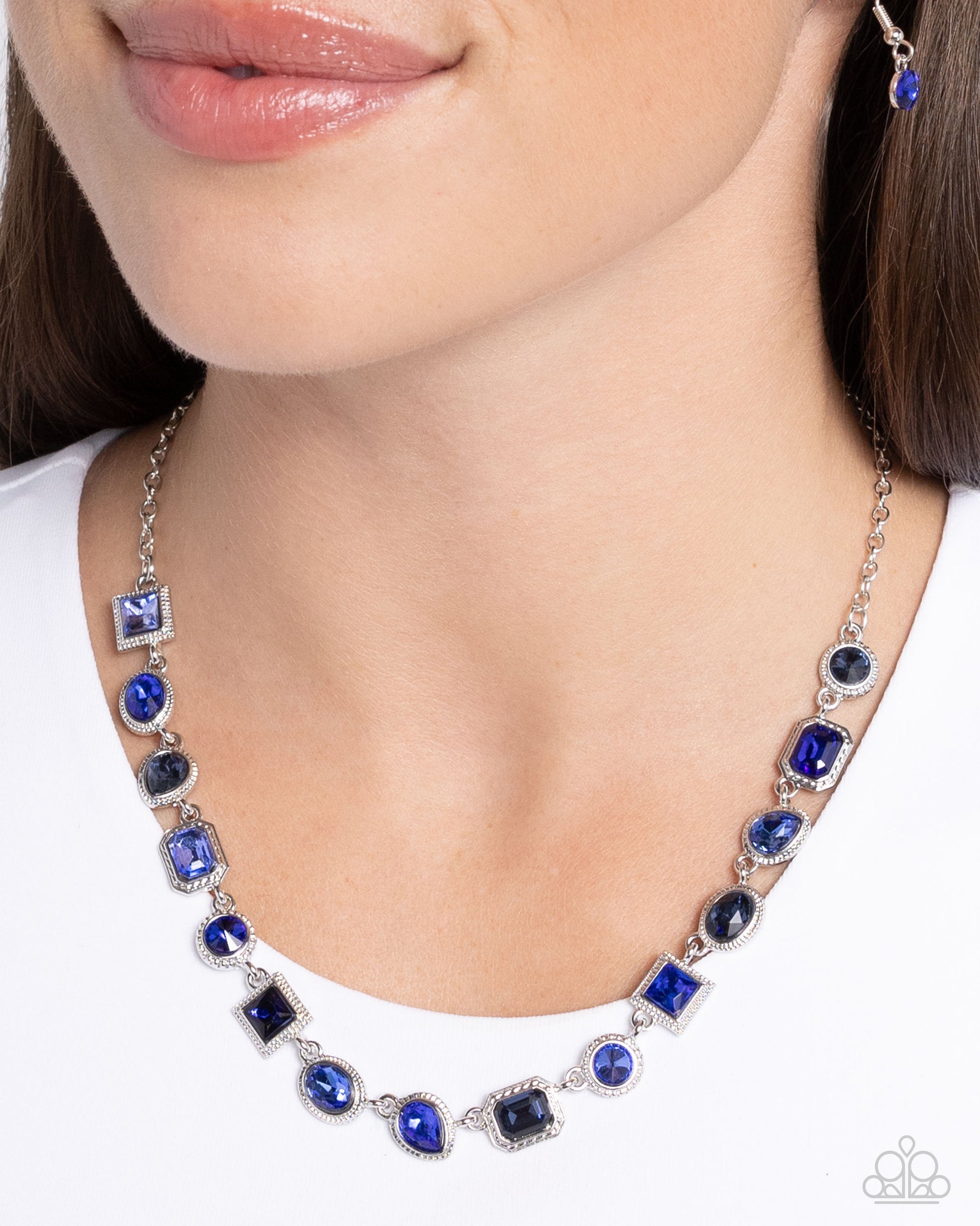 Gallery Glam Blue Necklace - Jewelry by Bretta