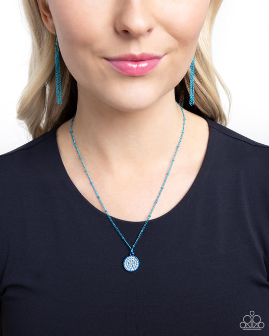 Bejeweled Basic Blue Necklace - Jewelry by Bretta