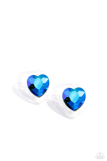 Heart-Pounding Haut Green Heart Earrings - Jewelry by Bretta