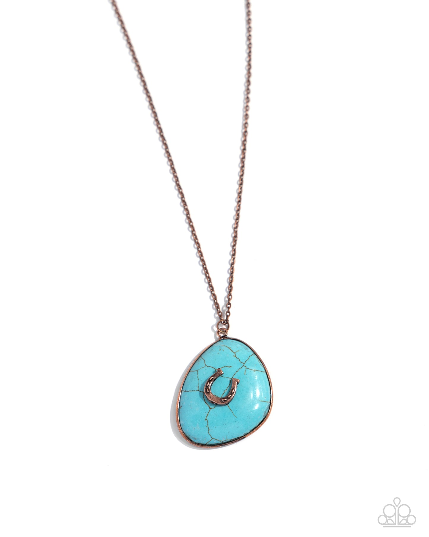 Horseshoe Hoedown Copper Necklace - Jewelry by Bretta