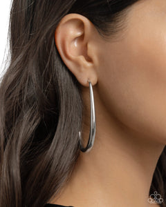 Exclusive Element Silver Hoop Earrings - Jewelry by Bretta
