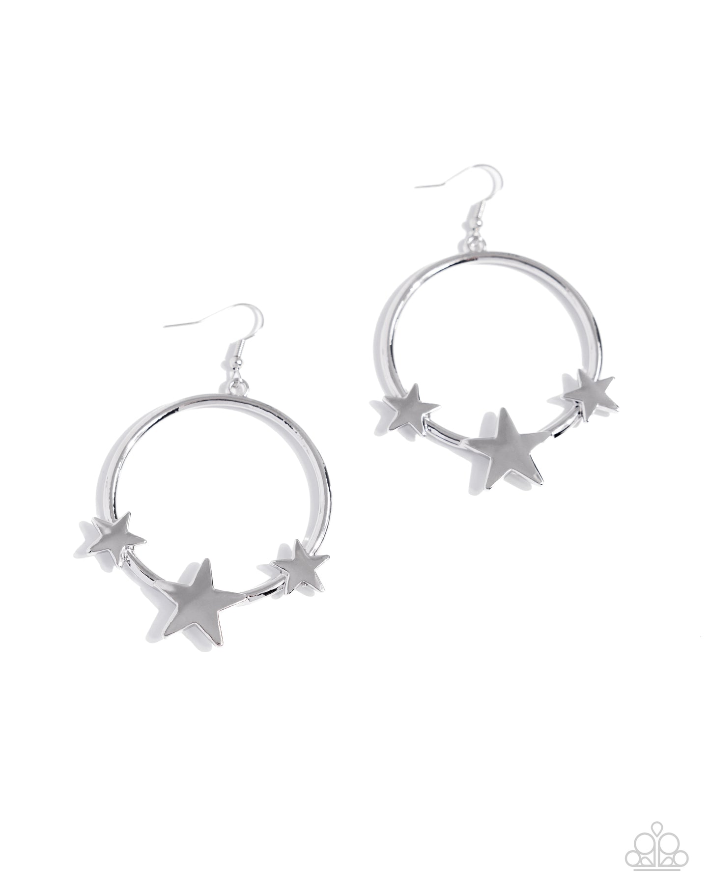 Let SPARKLE Ring! Silver Star Earrings - Jewelry by Bretta