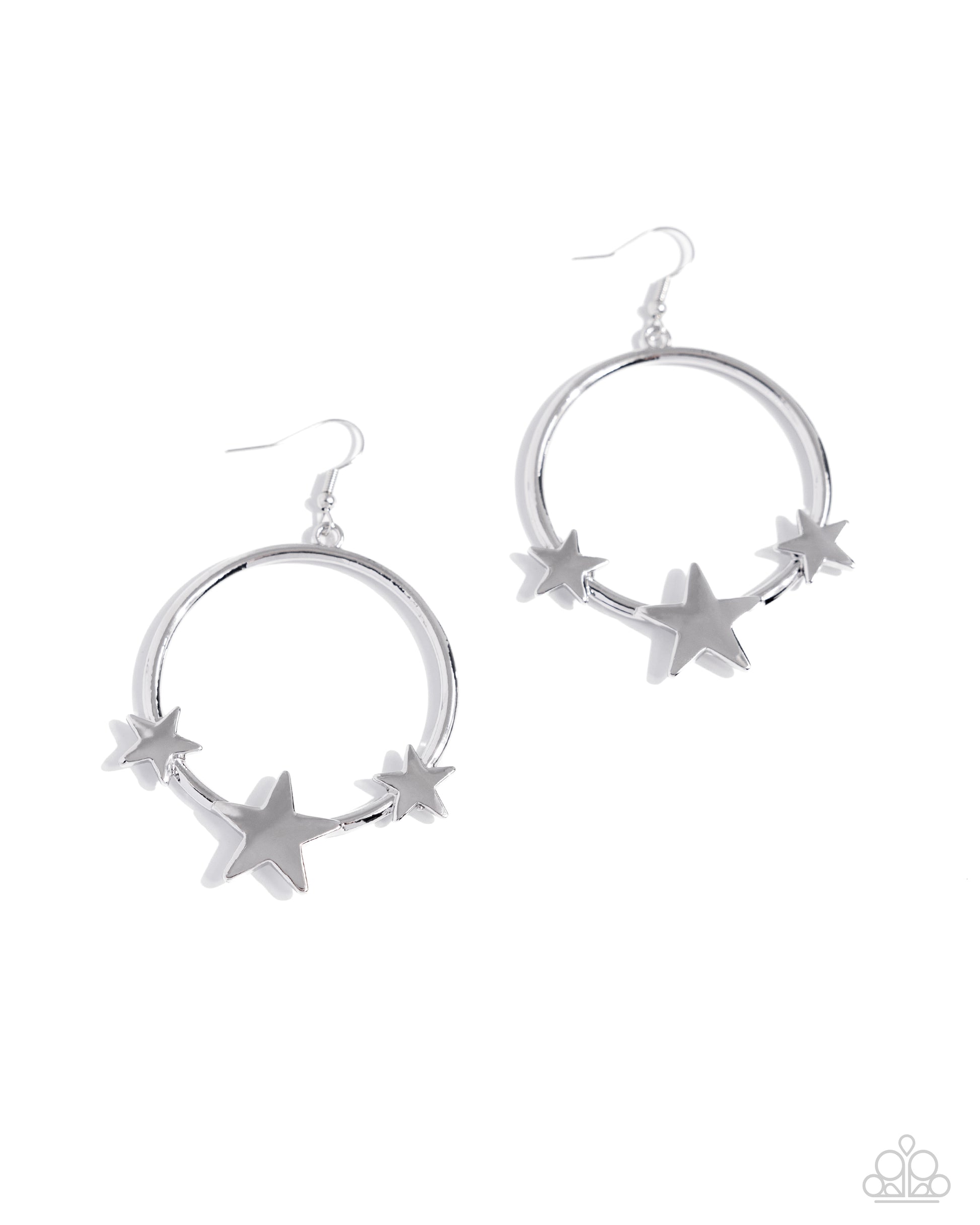 Let SPARKLE Ring! Silver Star Earrings - Jewelry by Bretta