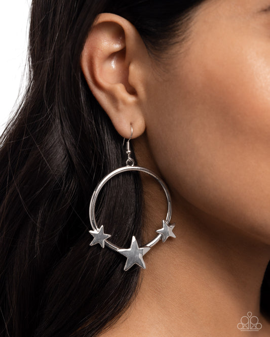 Let SPARKLE Ring! Silver Star Earrings - Jewelry by Bretta