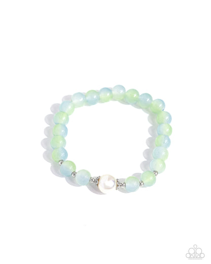 Mermaid Mirror Green Bracelet - Jewelry by Bretta