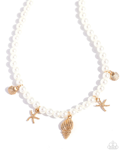 Beachcomber Beauty Gold Necklace - Jewelry by Bretta