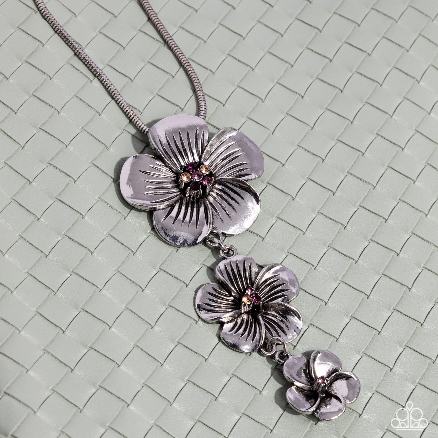 Wallflower Whimsy Purple Flower Necklace - Jewelry by Bretta