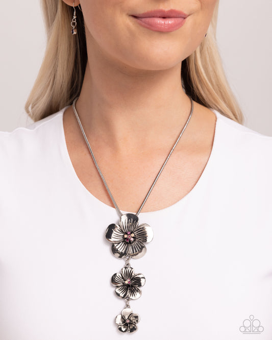 Wallflower Whimsy Purple Flower Necklace - Jewelry by Bretta
