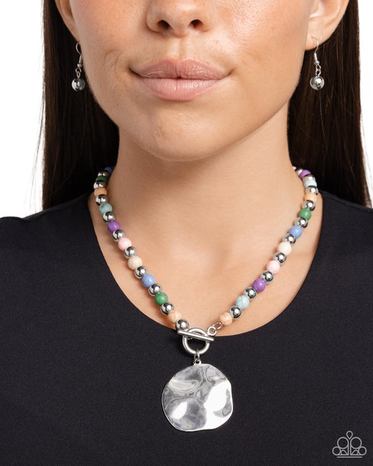 Textured Trinket Multi Necklace - Jewelry by Bretta