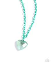 Loving Luxury Green Heart Necklace - Jewelry by Bretta