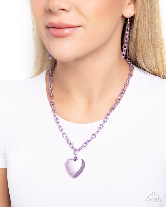 Loving Luxury Purple Necklace - Jewelry by Bretta