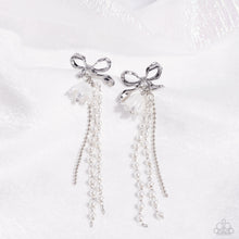 Garden Gain White Bow Earrings - Jewelry by Bretta