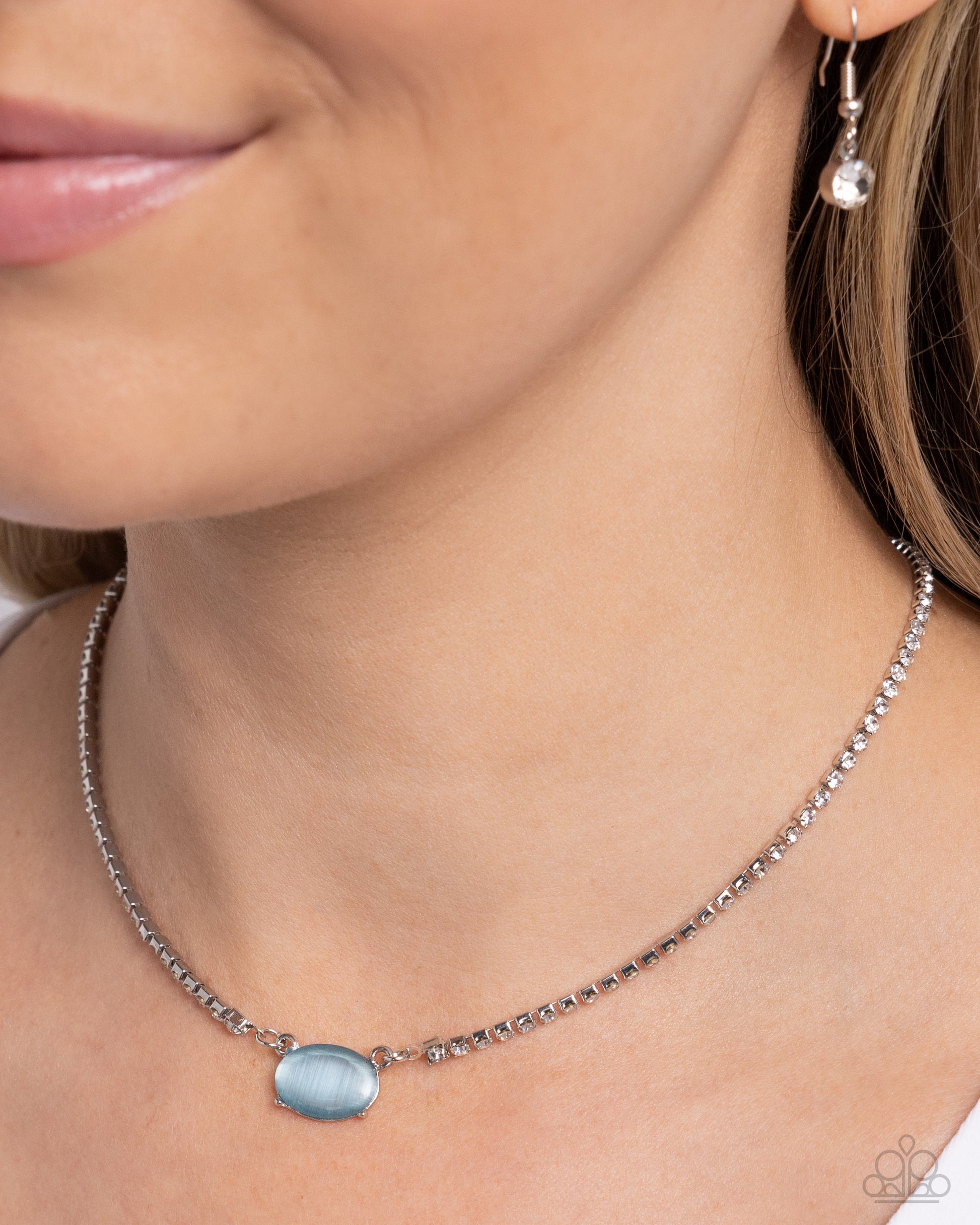 Dynamic Delicacy Blue Necklace - Jewelry by Bretta
