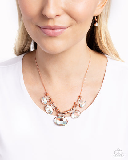 Socialite Status Copper Necklace - Jewelry by Bretta