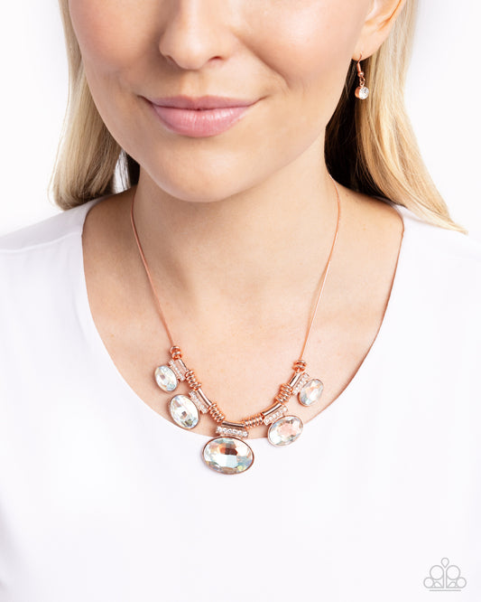 Socialite Status Copper Necklace - Jewelry by Bretta
